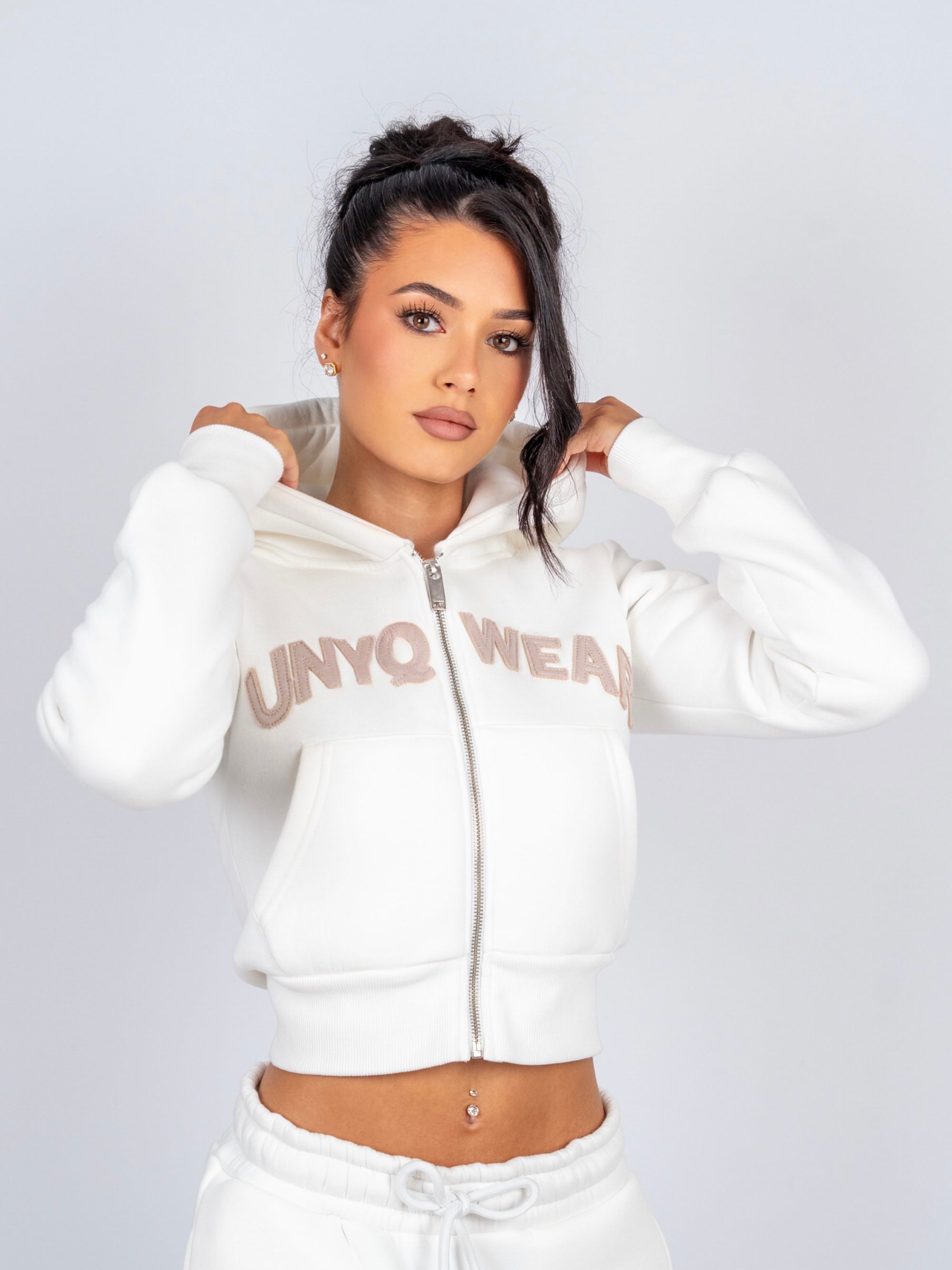 Calm Cropped Zip Jacket