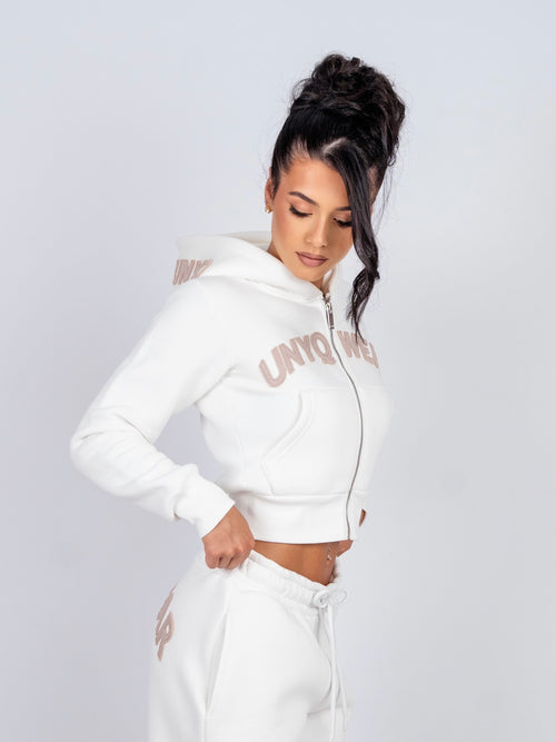 Calm Cropped Zip Jacket