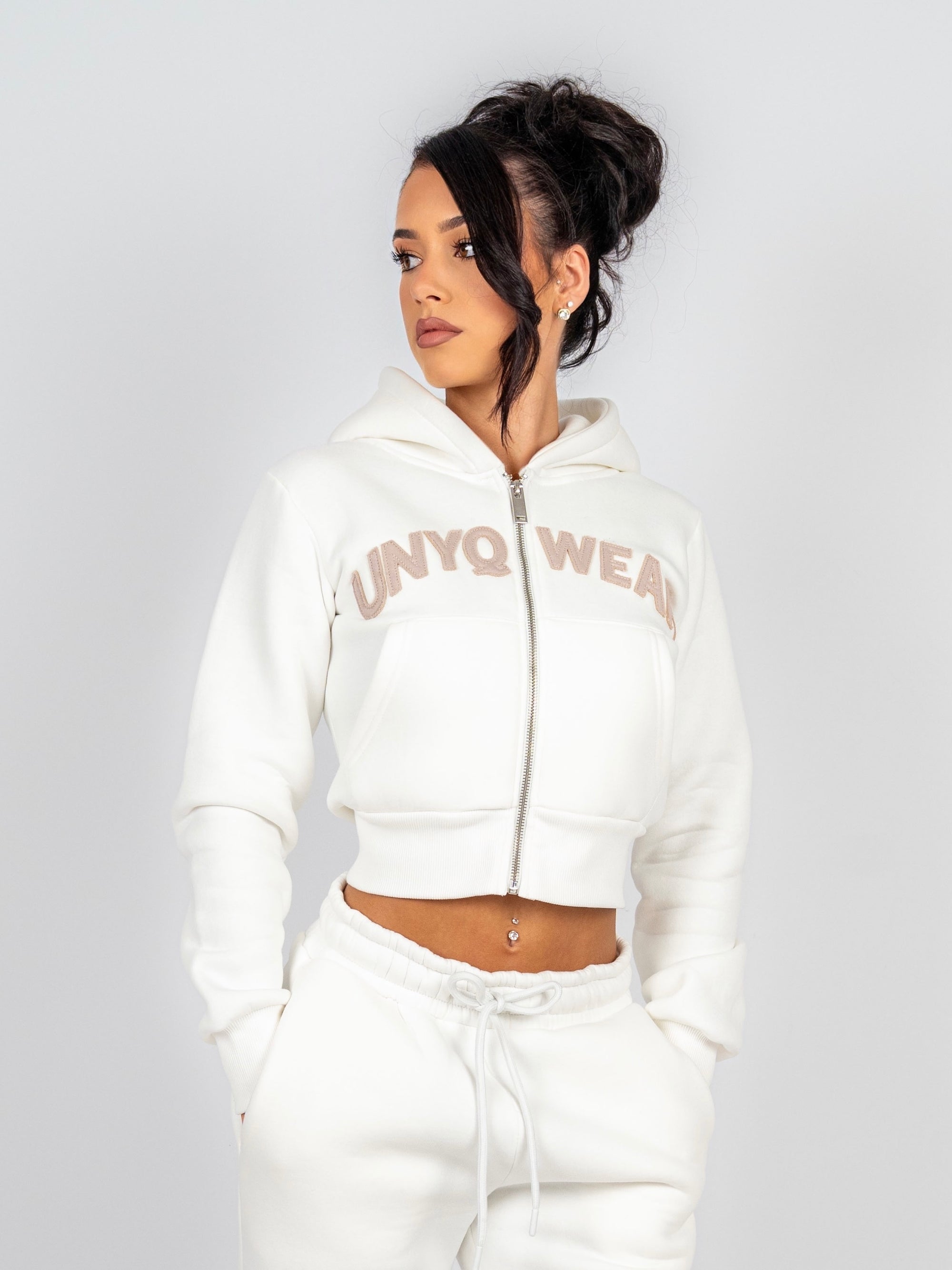 Calm Cropped Zip Jacket